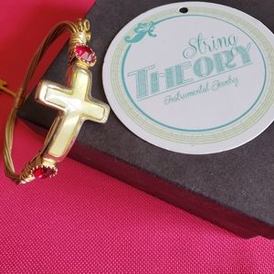 🎸NWT String Theory Cross Bracelet 🎸